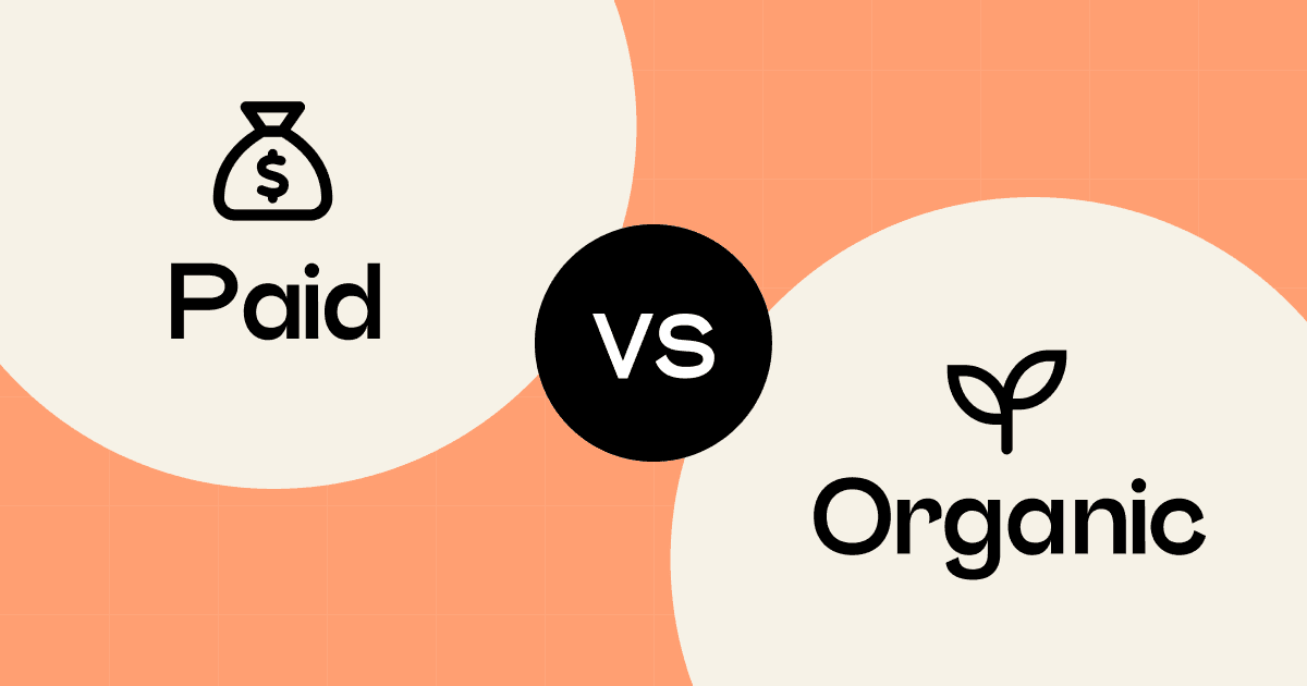 Between Paid Social Media Ads and Organic Growth.